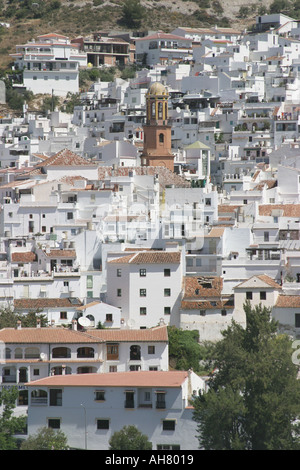 Cómpeta Typical village of Axarquía Málaga province Andalusia Spain ...