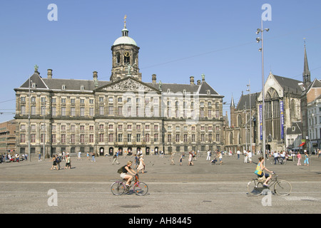 Amsterdam Holland Royal Palace in the Dam Stock Photo