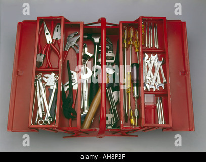 AAD71573 Concept Hand Tool Box Stock Photo