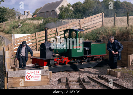 Heatherslaw ^light railway engine in Northumberland 'Great Britain' Stock Photo