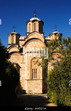 Monastery Gracanica, near Prishtina, Kosovo Stock Photo