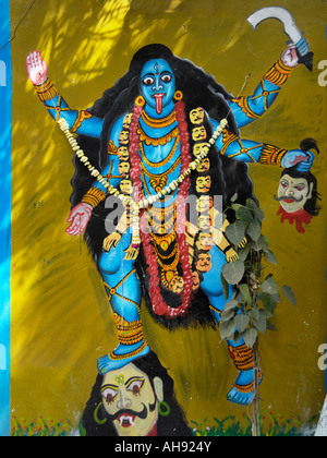 Painting of Kali Stock Photo - Alamy