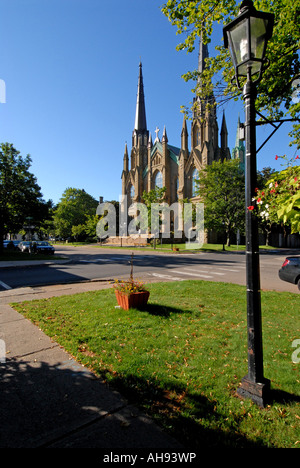 St Dunstans Basilica Charlottetown Prince Edward Island Canada Stock Photo