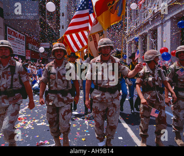 Desert Storm Victory Military Parade Washington D C Stock Photo