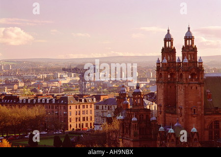 Floating Heads, Kelvingrove Art Gallery, Glasgow. Stock Photo