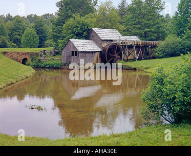 Old Mabry Mill on the Blue Ridge Parkway Virginia Stock Photo