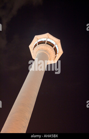 Nightly View of Busan Tower South Korea Stock Photo