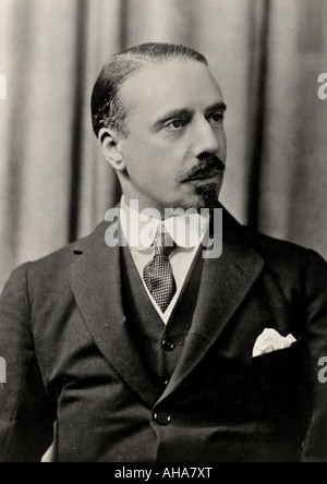 SIR THOMAS BEECHAM English  conductor and impressario 1879 to 1961 Stock Photo