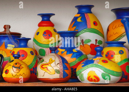 Pottery souvenir Masca Tenerife Canary Islands Spain Stock Photo