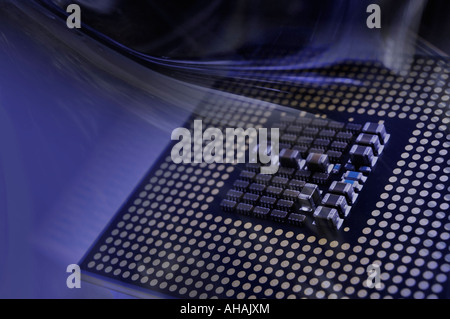 Computer processor Stock Photo