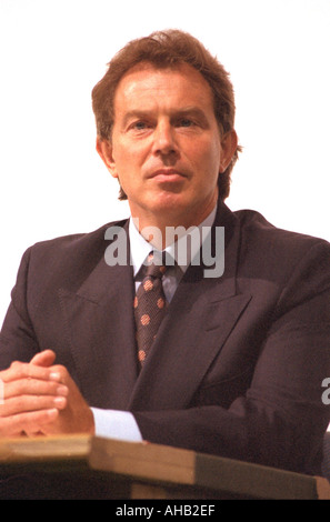 Tony Blair Labour Prime Minister And MP for Sedgefield Portrait 2002 Stock Photo