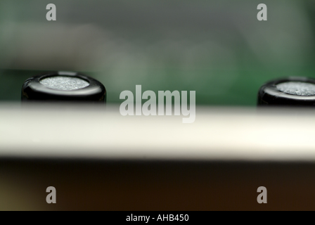 Electronic integrated circuit on a computer usb board Stock Photo