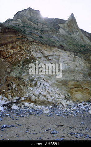 cliff erosion at west runton, north norfolk, england Stock Photo - Alamy