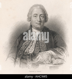 David Hume Scottish philosopher and historian Date: circa 1760s Stock ...
