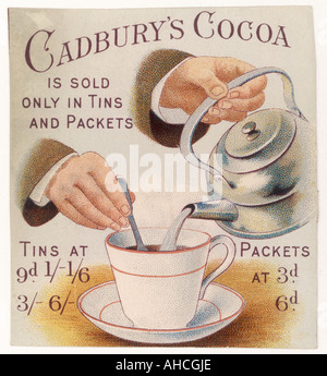 Cadburys Pouring Water Stock Photo