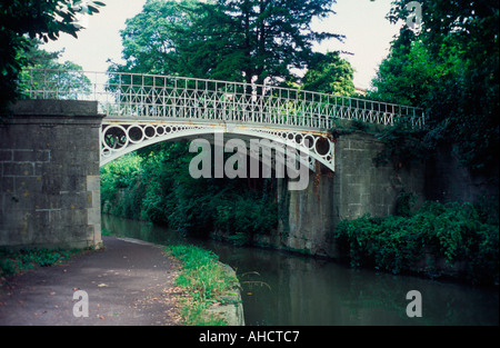 Bridge over the Kennet and Avon Canal Sydney Gardens Bath Spa, Somerset, UK Stock Photo