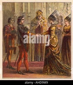 Wedding and marriage of Henry V of England to Catherine of Valois ...