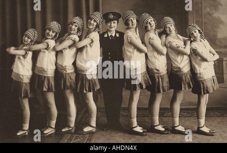 dancing, revue, dancers, 1920s, 20s, 20th century, , Stock Photo