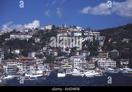 ISTANBUL The suburb of Bebek on the shores of the Bosphorous Stock Photo