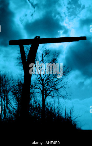 Caxton Gibbet gallows Cambridgshire Stock Photo