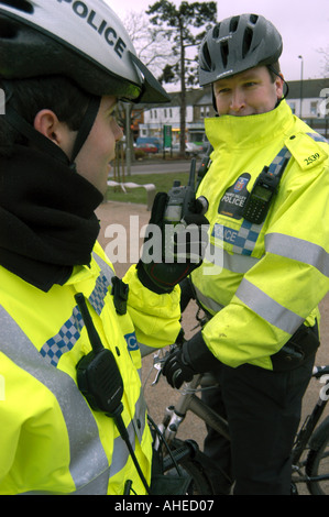 Thames Valley police East Oxford proactive cycle team Stock Photo