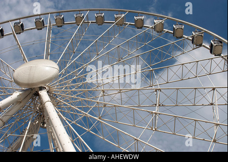 The Eye on Malaysia wheel in Kuala Lumpur Stock Photo