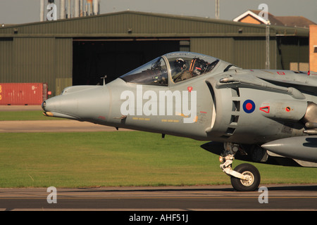 RAF Harrier GR9 attack jet fighter aircraft Stock Photo