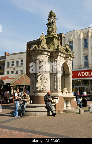 Dudley fountain located in the market square Stock Photo