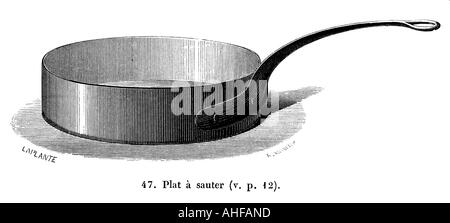 Saute Pan Stock Photo