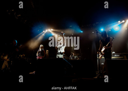 Jenny Galt, keyboards, and bass guitar, Satellite Party, US alternative ...