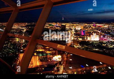 Interior of Stratosphere tower Las Vegas Stock Photo