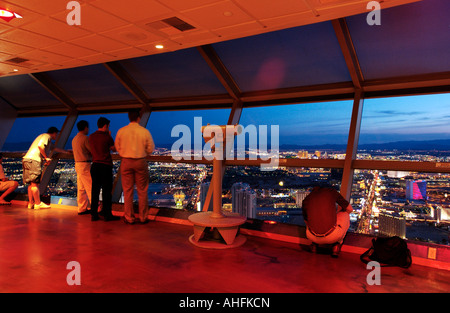 Interior of Stratosphere tower Las Vegas Stock Photo