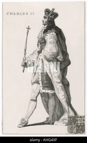 Charles Ii Of England Stock Photo