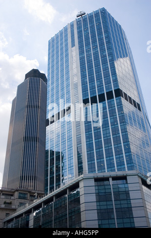 99 Bishopsgate and Tower 42, City of London Stock Photo