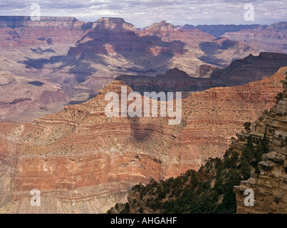 View from Yavapai point, Grand Canyon, Arizona, USA Stock Photo