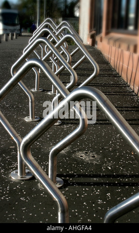 Abstract bike racks Stock Photo - Alamy