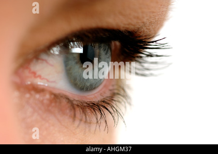 Close up of a womans eye Stock Photo