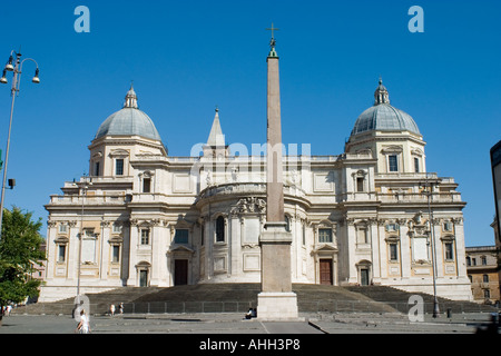 The Italy. Roma. Santa Maria Maggiore. Stock Photo