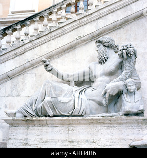 Statue of Greek God Zeus Rome Italy South East Europe Stock Photo - Alamy