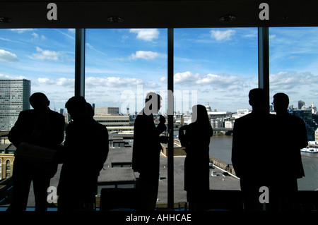Business meeting in central London England UK Stock Photo