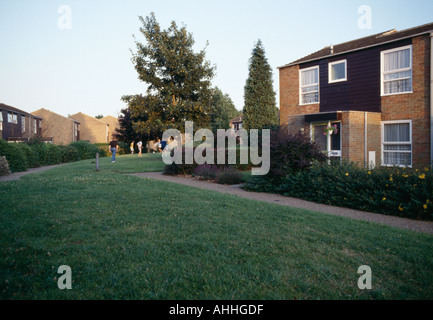 New Ash Green, Kent, England. Post war housing. Architect: SPAN, Eric Lyons Stock Photo