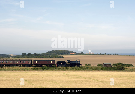 steam train J15, No. 65462 at sheringham station, United Kingdom, England, Norfolk Stock Photo