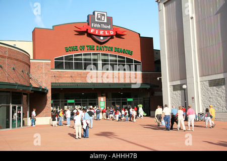 Courtyard Of Fifth Third Field in Dayton Ohio USA Home of the The ...