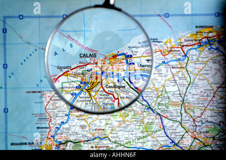 focussing on Calais France Stock Photo