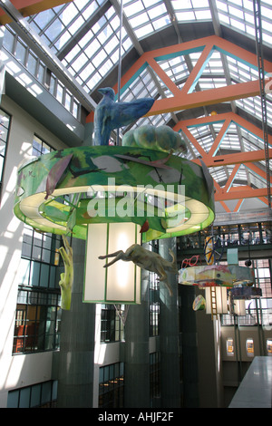 Central Library Library Downtown Los Angeles California USA Stock Photo