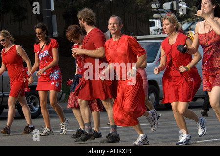 red dress run san francisco Red Dress Bar Crawl enlivens Castro