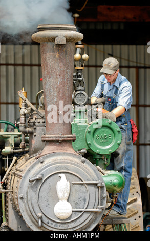 old American working steam train. in Cuba Stock Photo - Alamy
