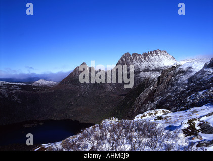 Cradle Mountain from Marion Lookout Cradle Mountain Lake St Clair National Park Tasmania Australia Stock Photo