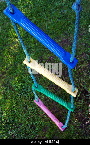 Kid's playing ladder Stock Photo