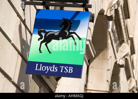 Lloyds TSB bank sign in London UK Stock Photo